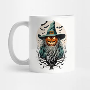 Wizard Jack-O-Lantern - Halloween Mug